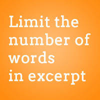 Limit-the-number-of-words-in-excerpt